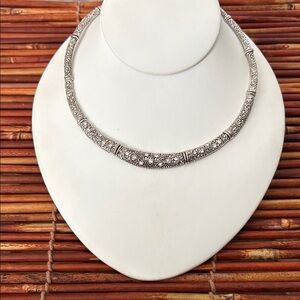 Premier Designs Intricate Silver Necklace